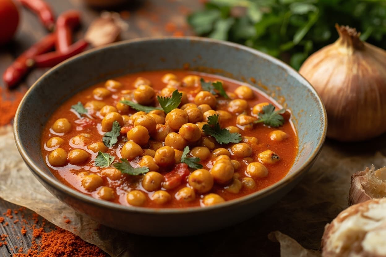 Spiced Chickpea Stew with Chili and Paprika