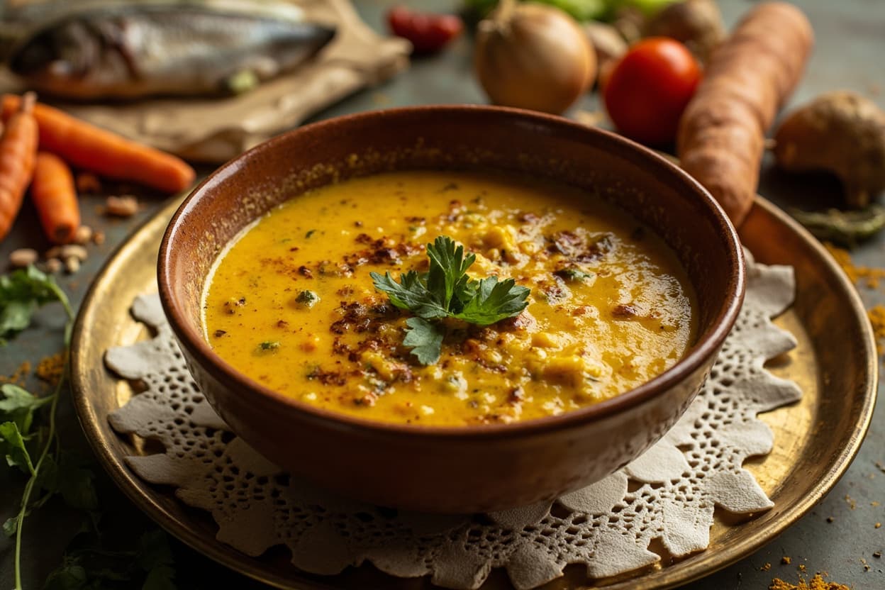 Spiced Lentil Mulligatawny Soup
