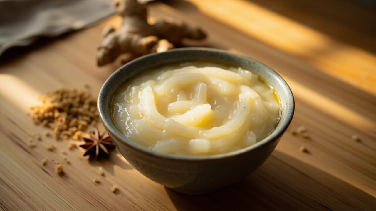 Star Anise Ginger Rice Pudding