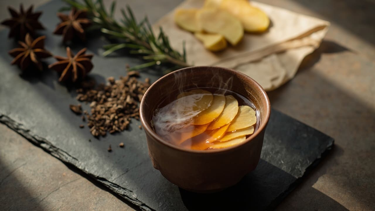 Star Anise & Rosemary Pu-Erh Morning Infusion