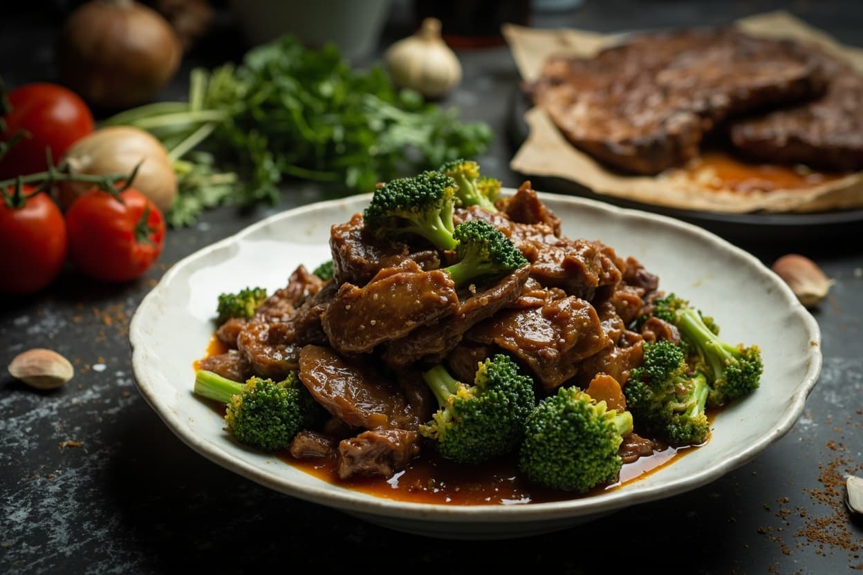 Stir-Fried Beef and Broccoli