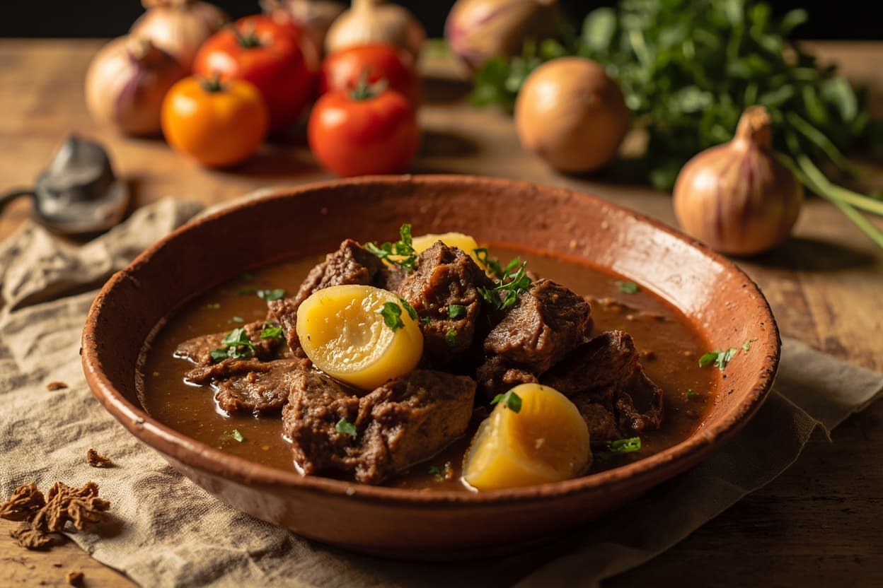 Sudado de Res Beef and Potato Stew