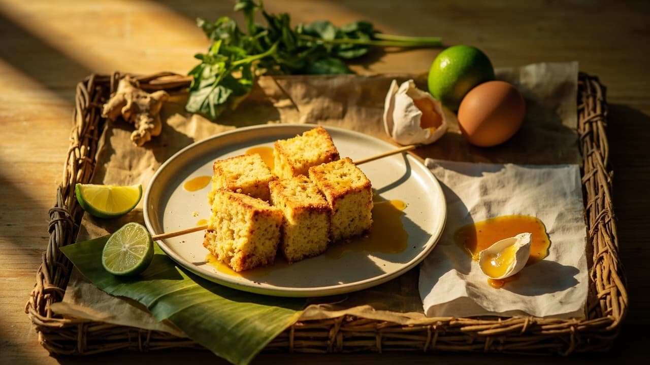 Thai Lime & Ginger Coconut Cake