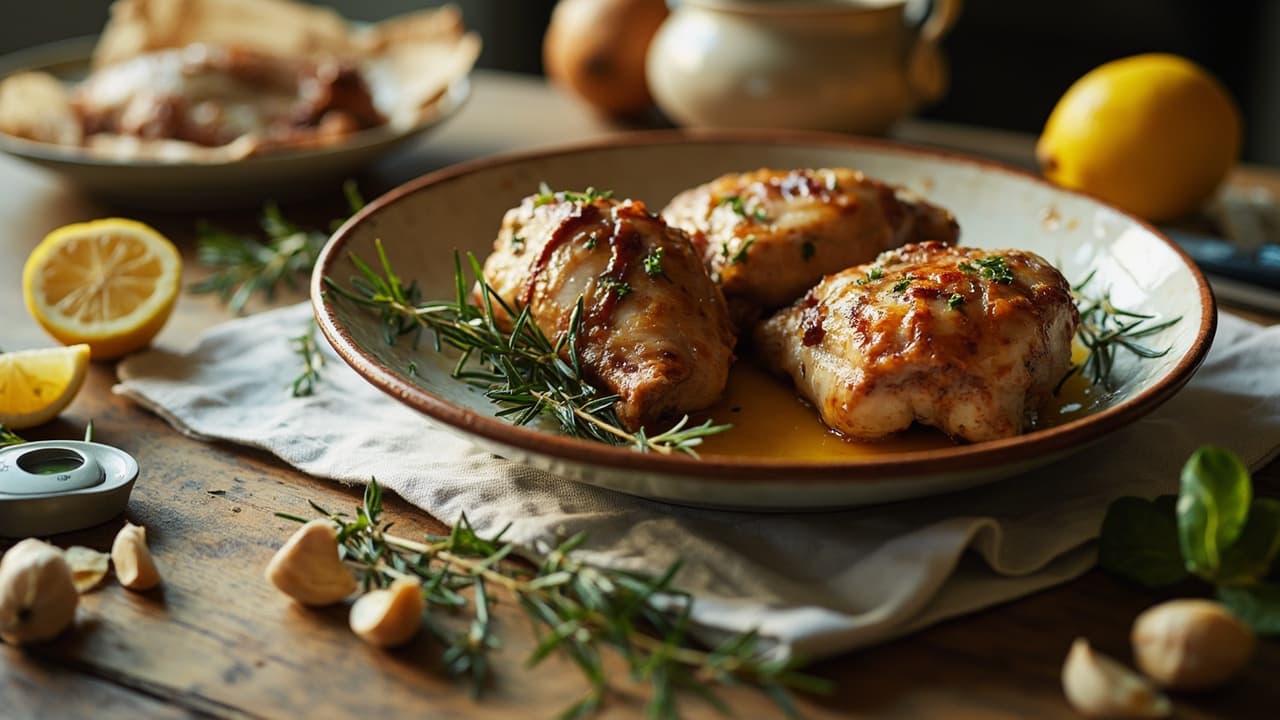 The Controlled-Test Chicken Thighs with Lemon and Herbs