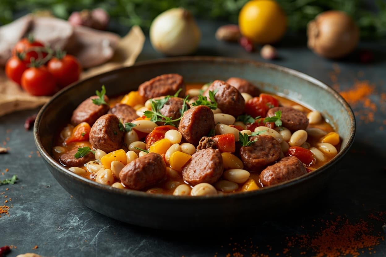 Tolosa White Bean and Sausage One-Pot