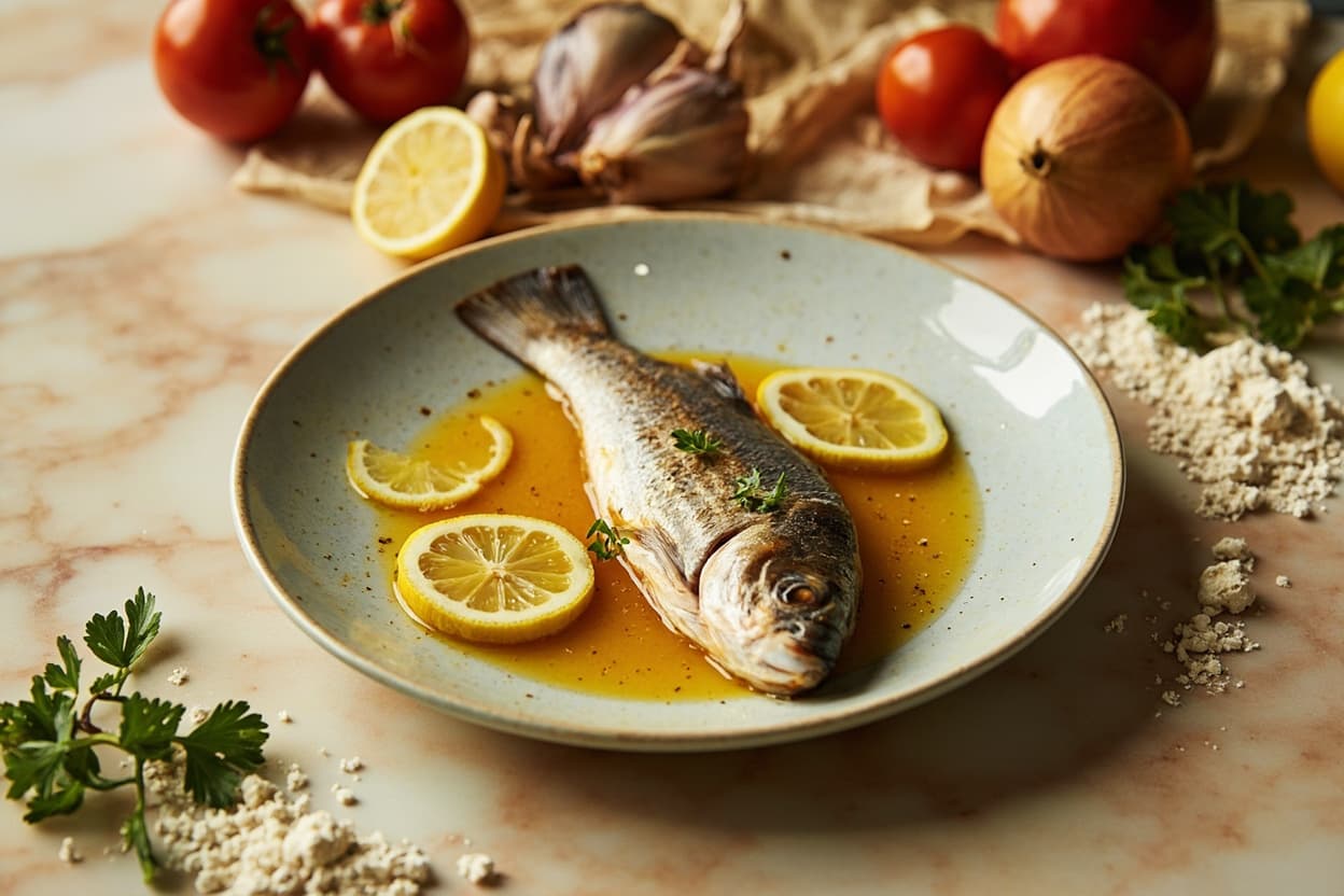 Trout Meuniere with Brown Butter Lemon