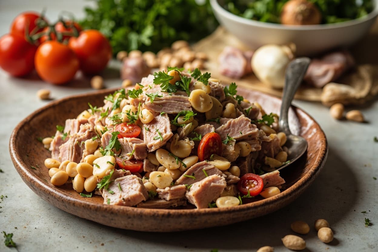 Tuna and White Bean Salad with Sweet Onion