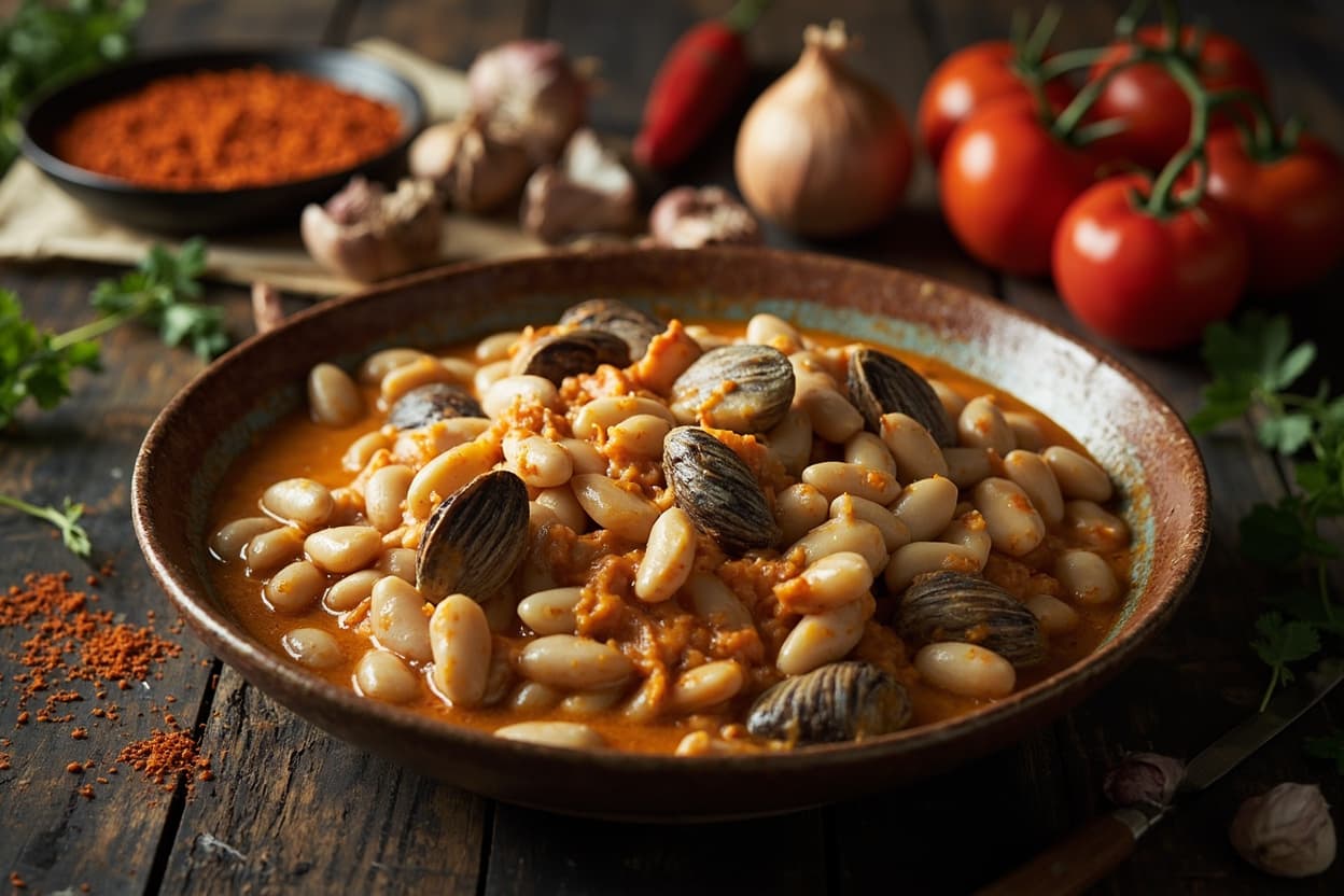 White Beans with Clams and Smoked Paprika
