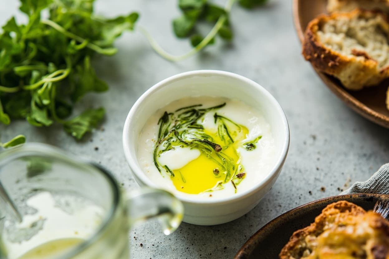 Yogurt and Herb Oil Dressing