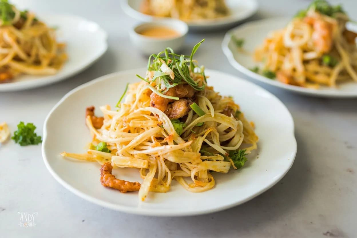 Banana Blossom Salad with Shrimp