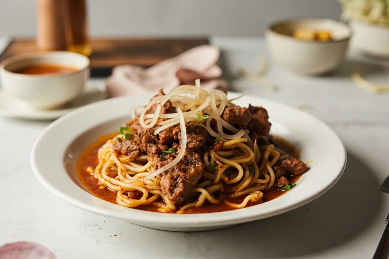 Beef Brisket Noodles