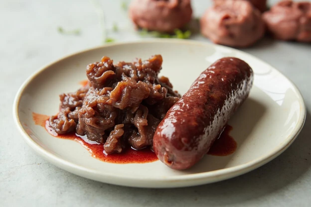 Blood pudding and liver sausage
