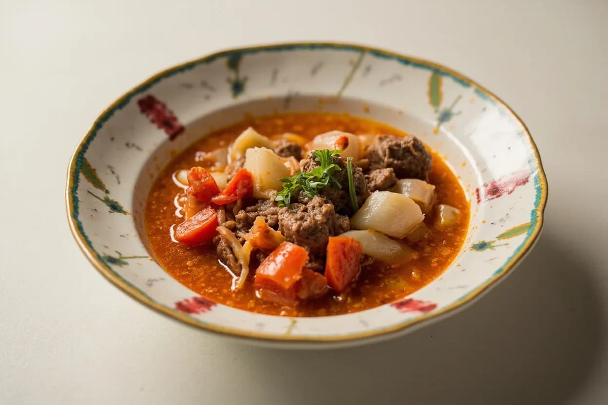 Borscht (Cha Chaan Teng style)