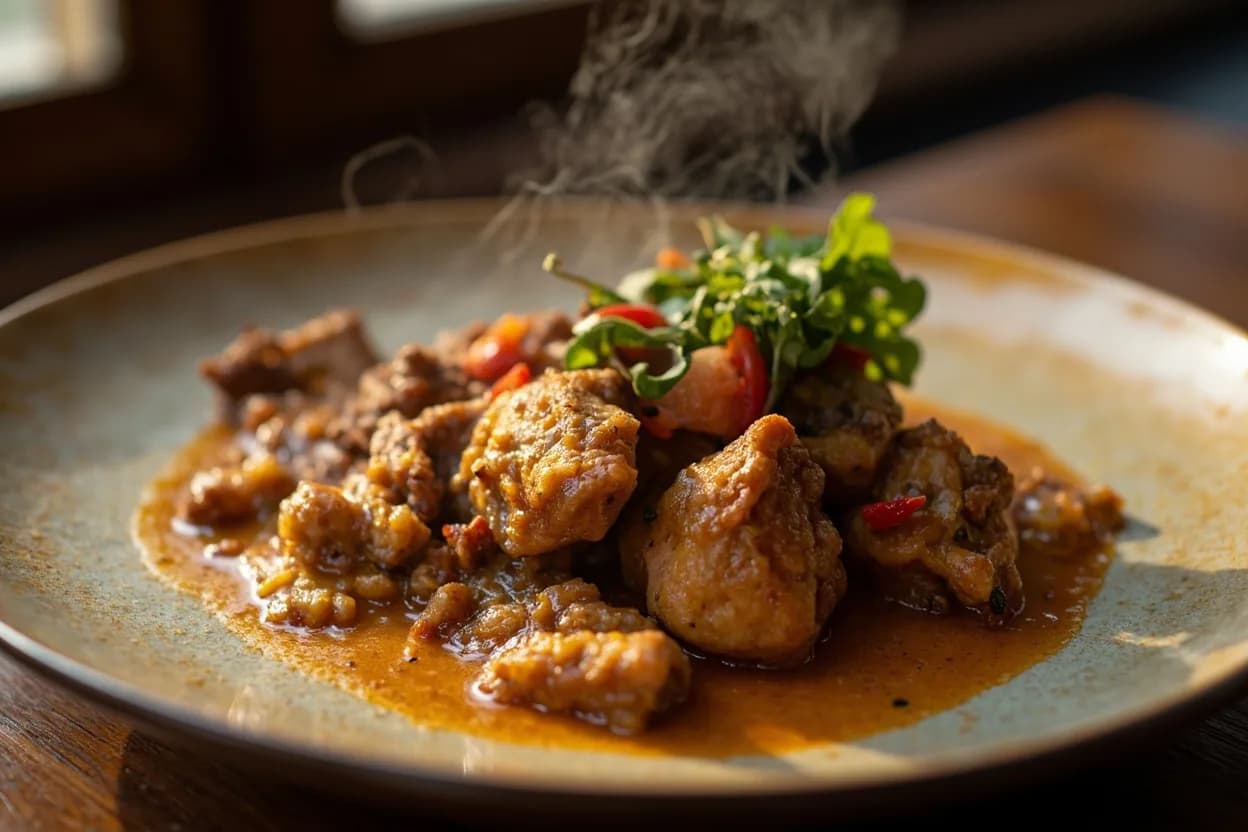 Chicken in Peanut Sauce