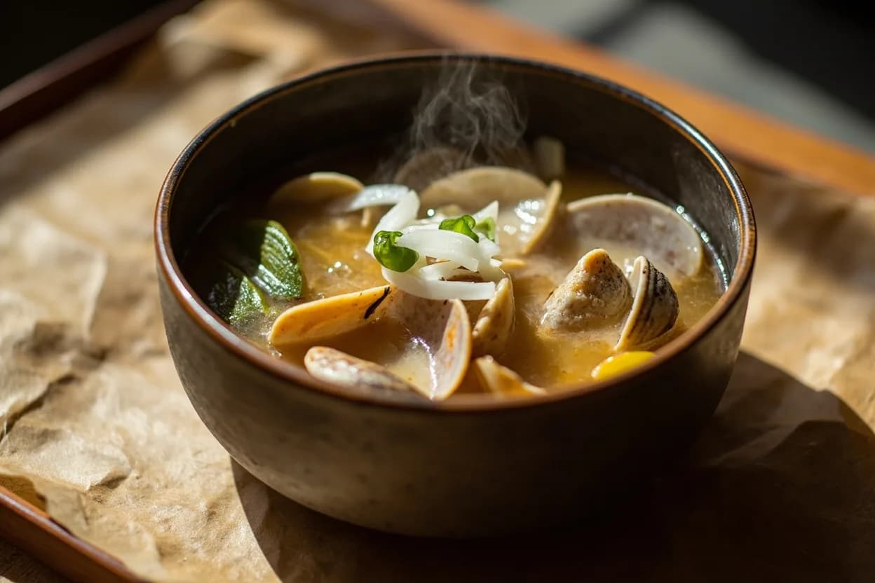 Clam and Taro Soup