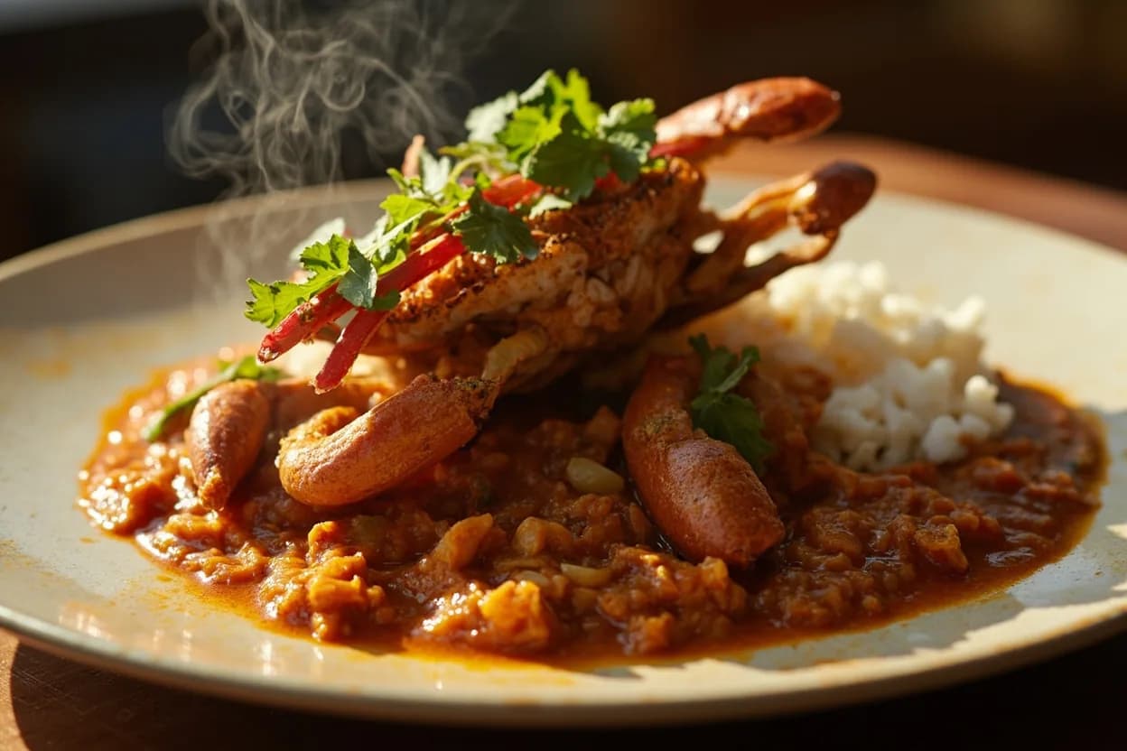 Coconut Crab Curry