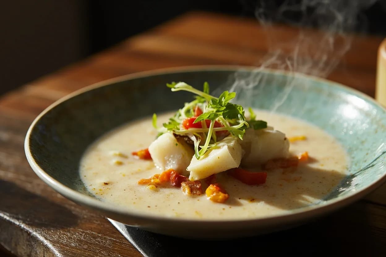 Coconut Cream Fish Soup