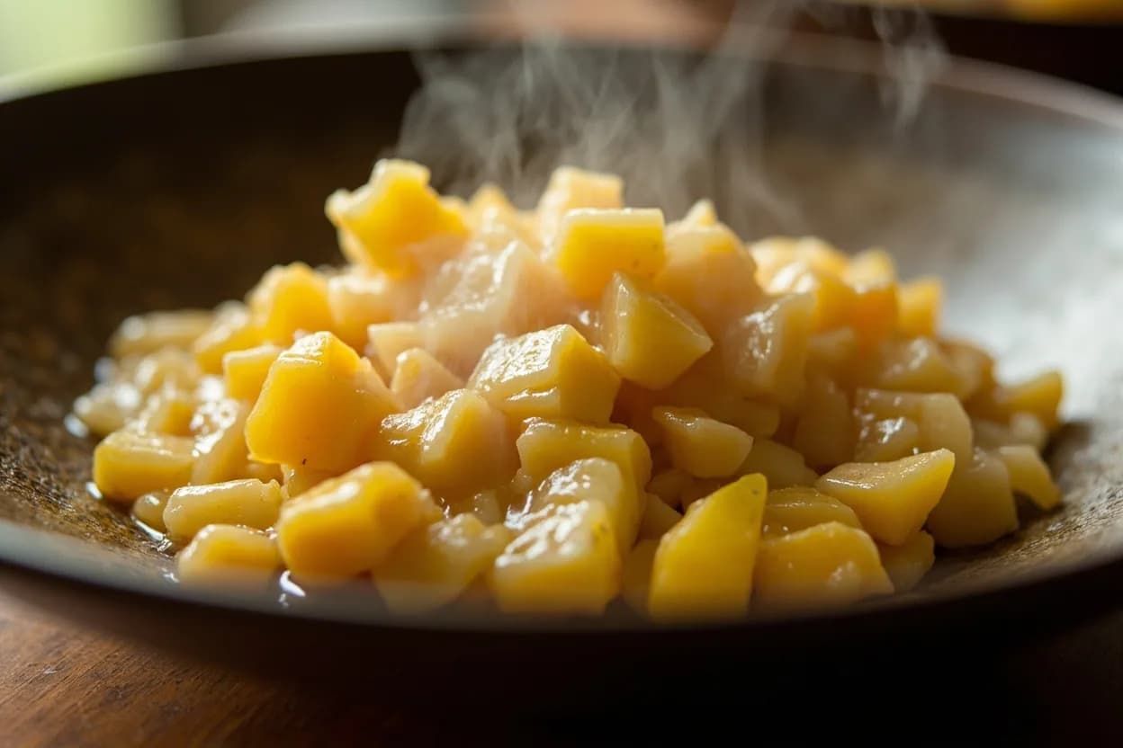 Corn (tinned or fresh) with coconut