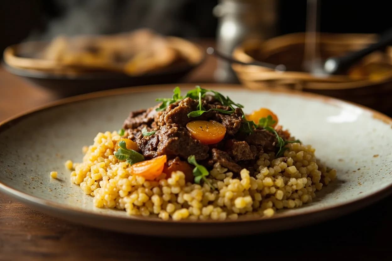 Couscous with Lamb and Vegetables