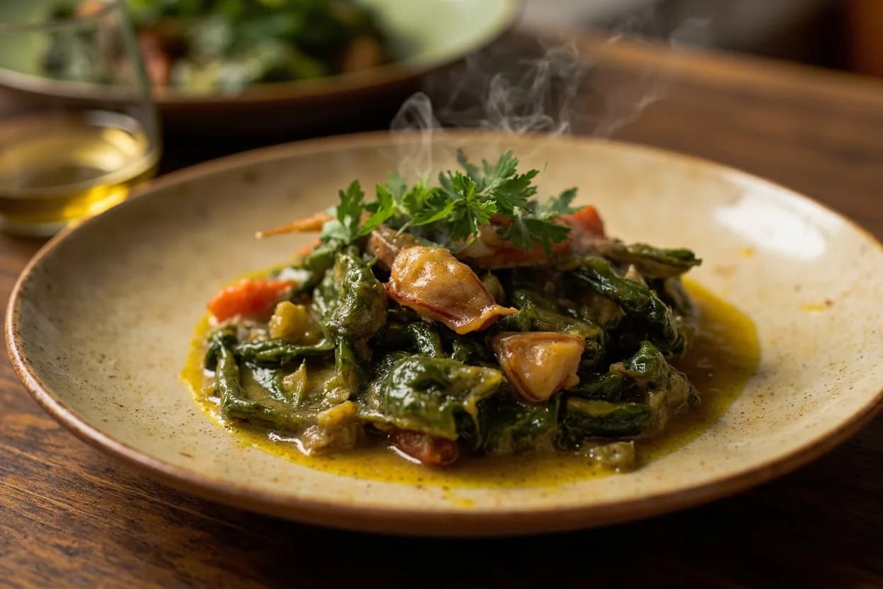Crab and Callaloo
