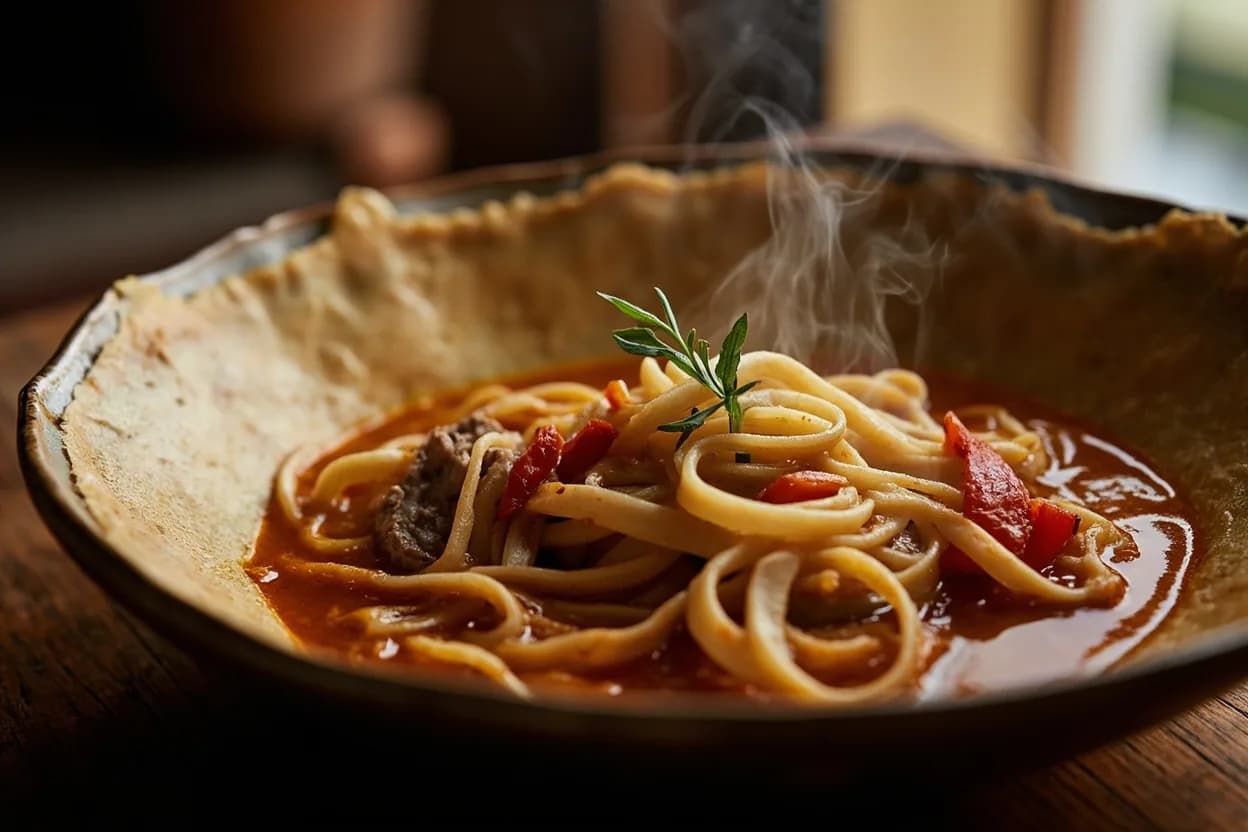 Etli Noodle Soup (Lagman)