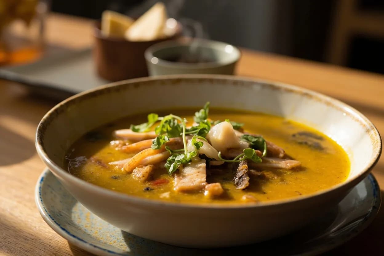 Fish Soup with Taro