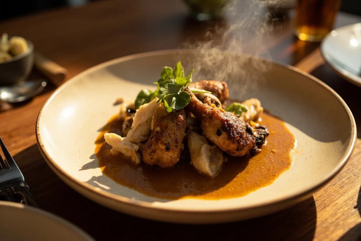Frango Grelhado com Molho de Mancarra