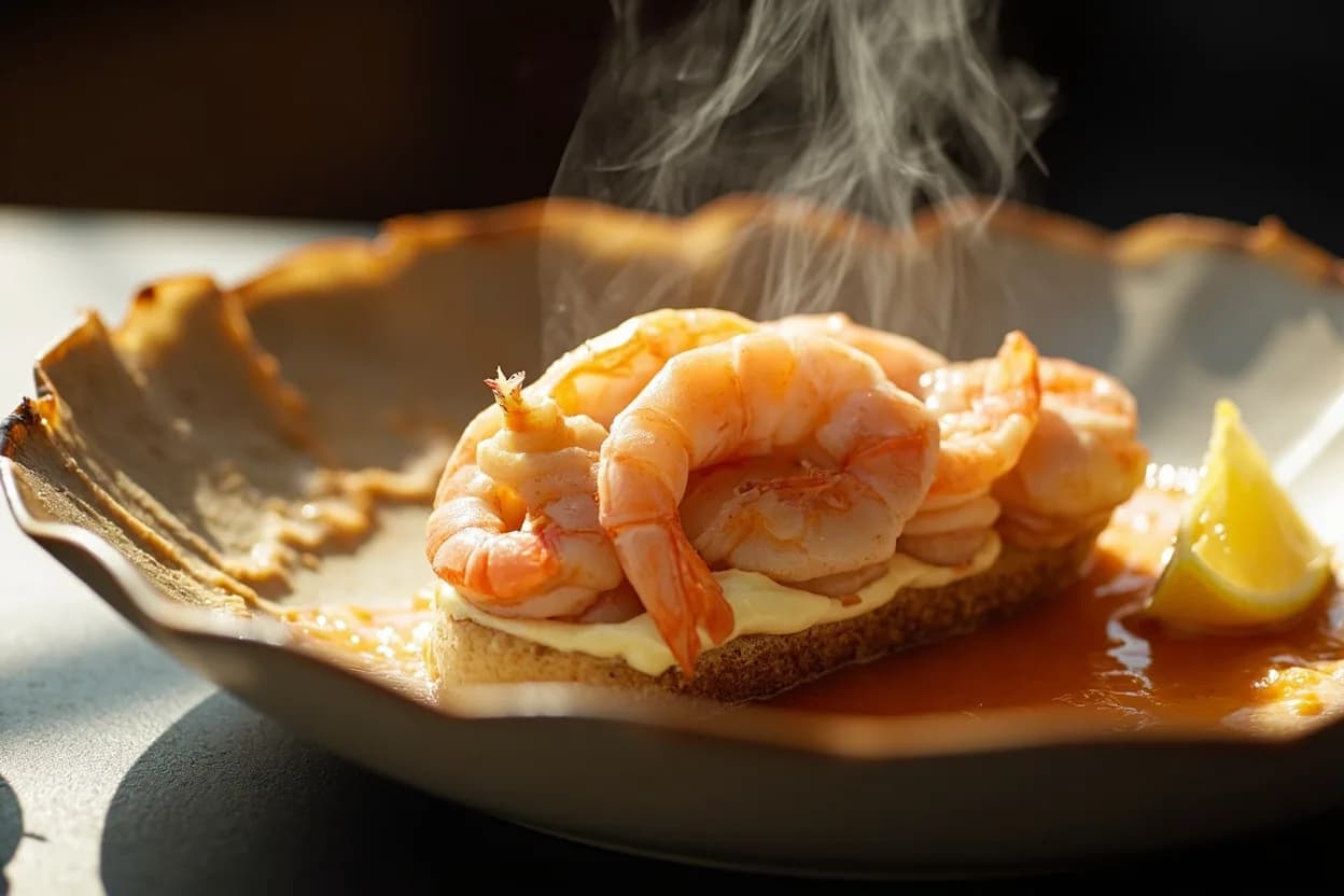 Greenlandic Shrimp Dish
