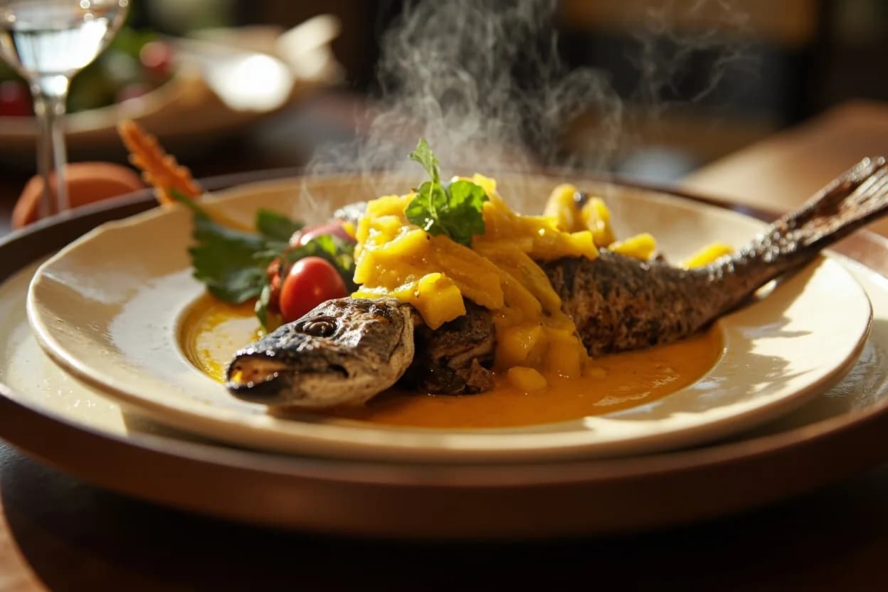 Grilled Barracuda with Mango Sauce