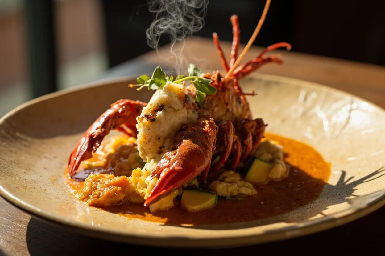 Grilled Lobster Creole