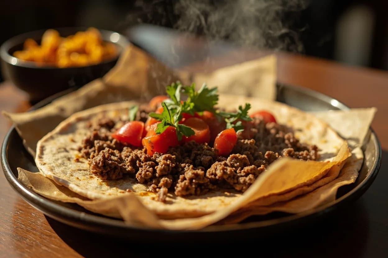Lahm bi Ajeen (Iraqi flatbread)