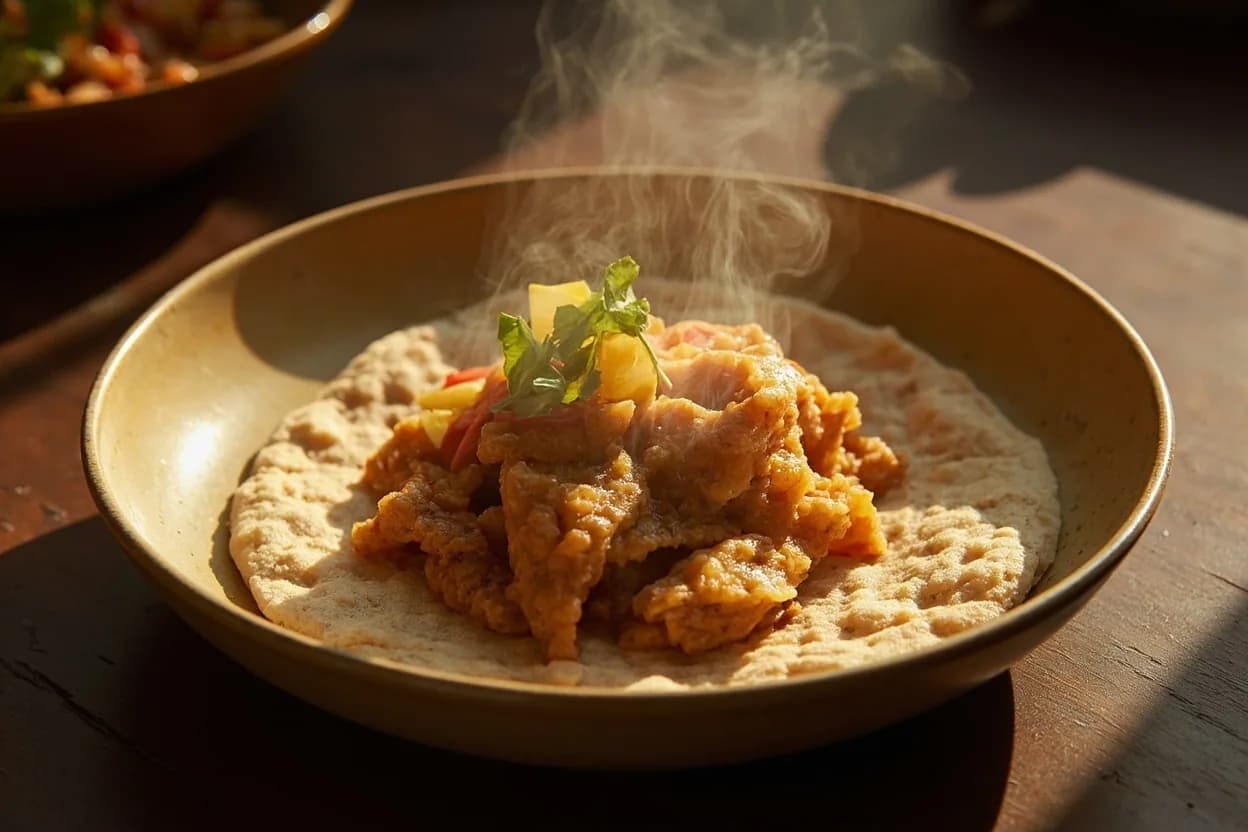 Lahoh (Chadian fermented flatbread)