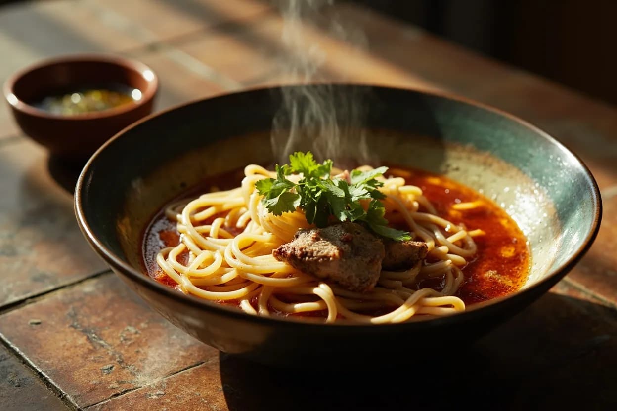 Noodle Soup with Pork