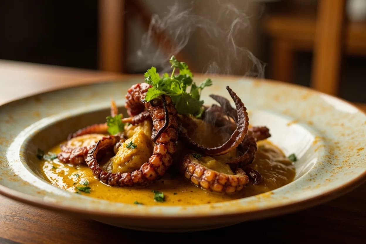 Octopus Curry