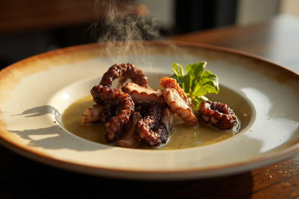 Octopus in Coconut Cream