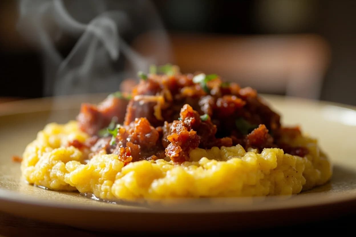 Polenta e salsiccia