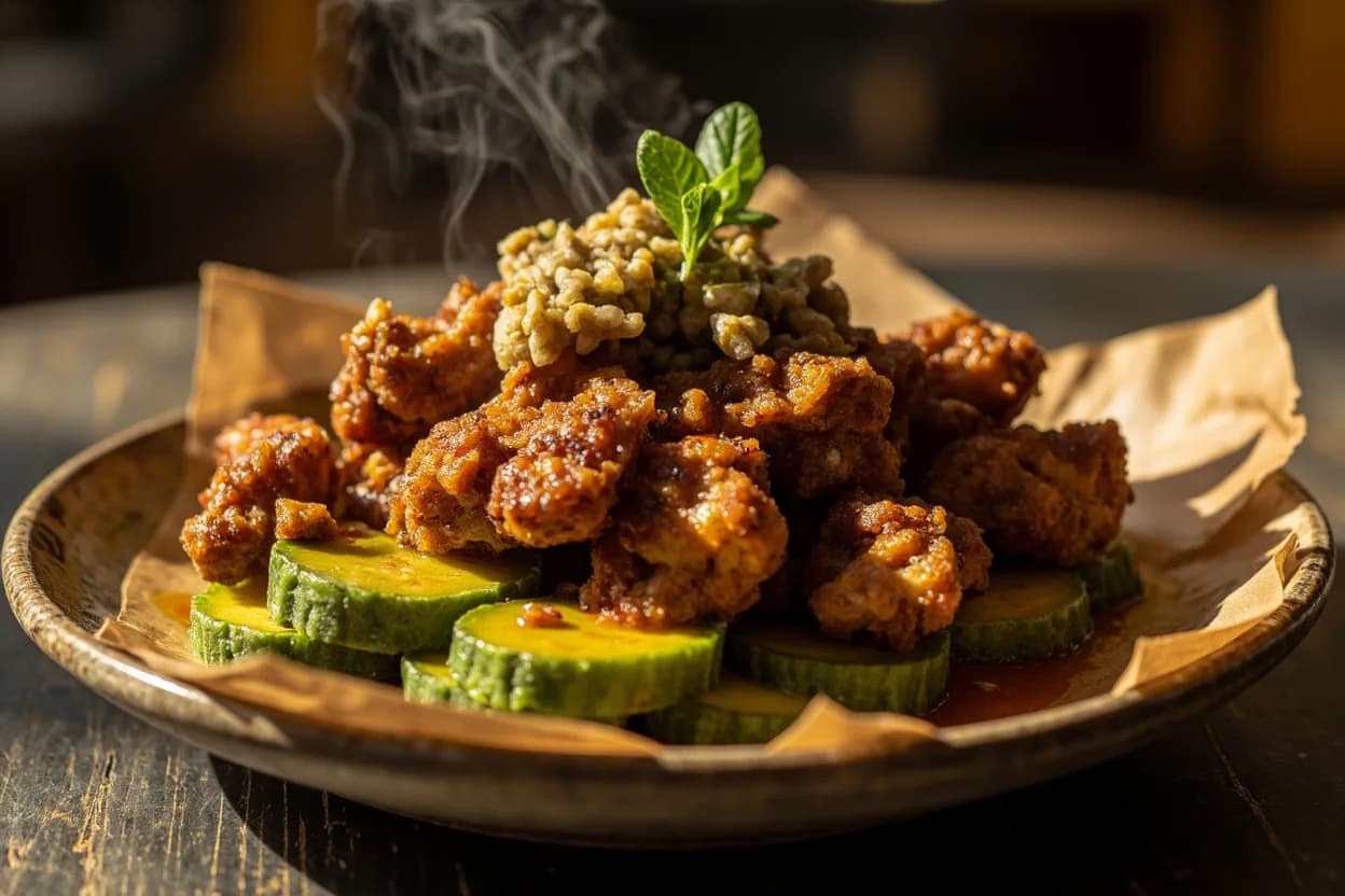 Pollo con Tajadas