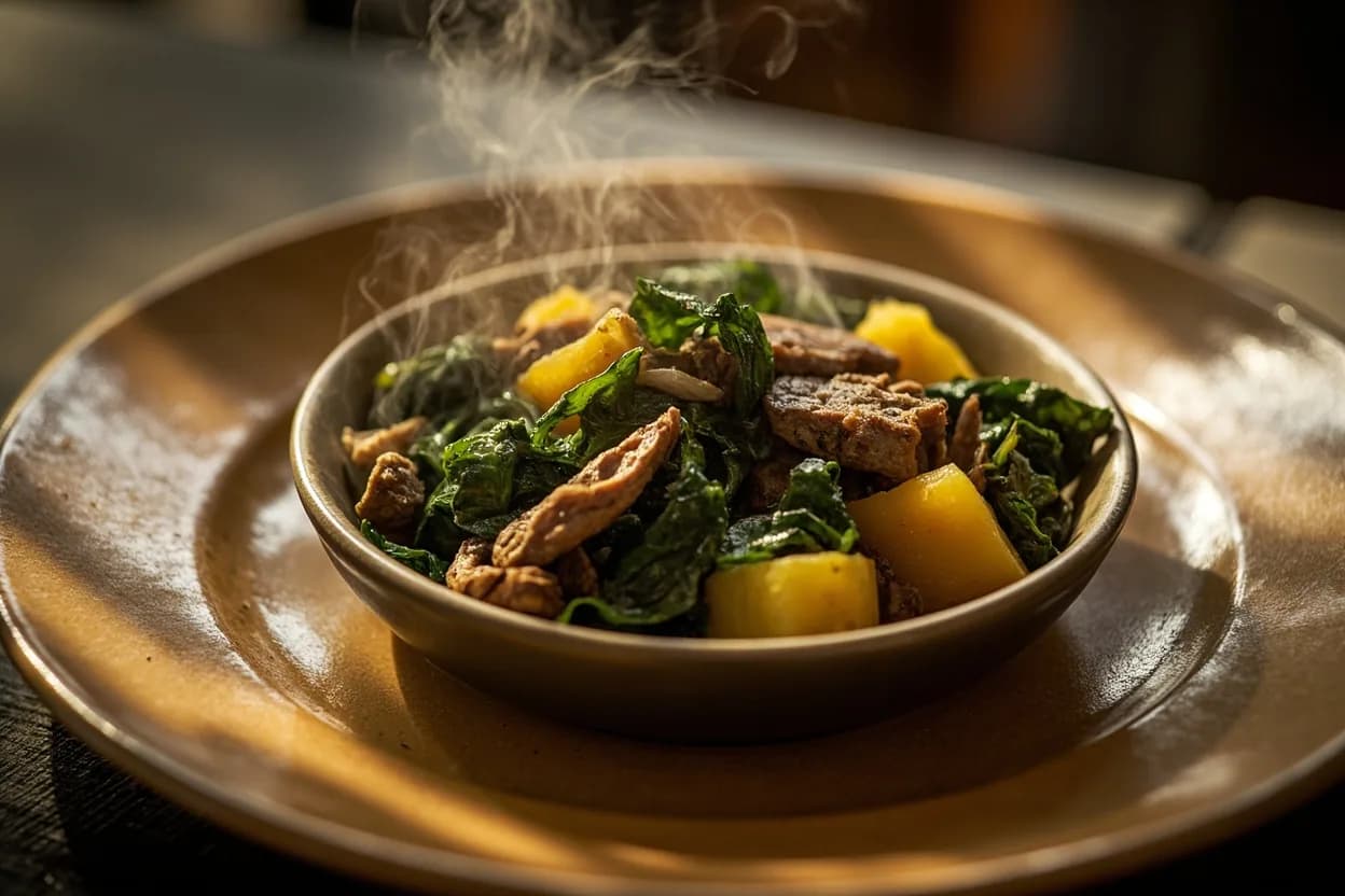 Potato Greens Stew