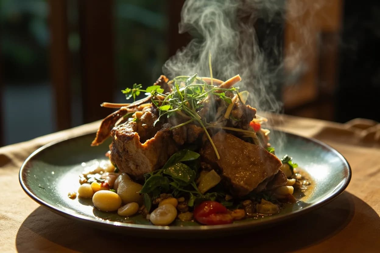 Pūhā and Pork