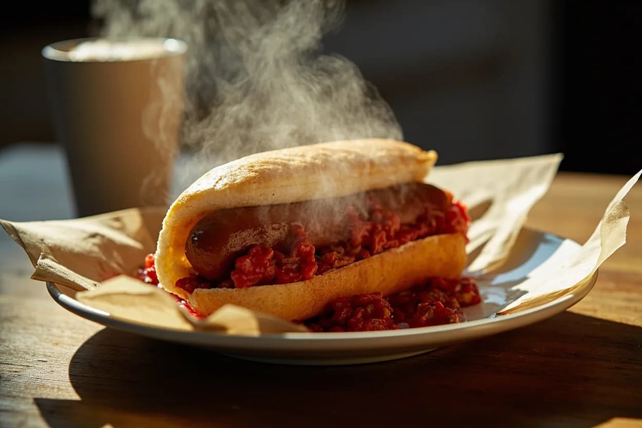 Rød pølse