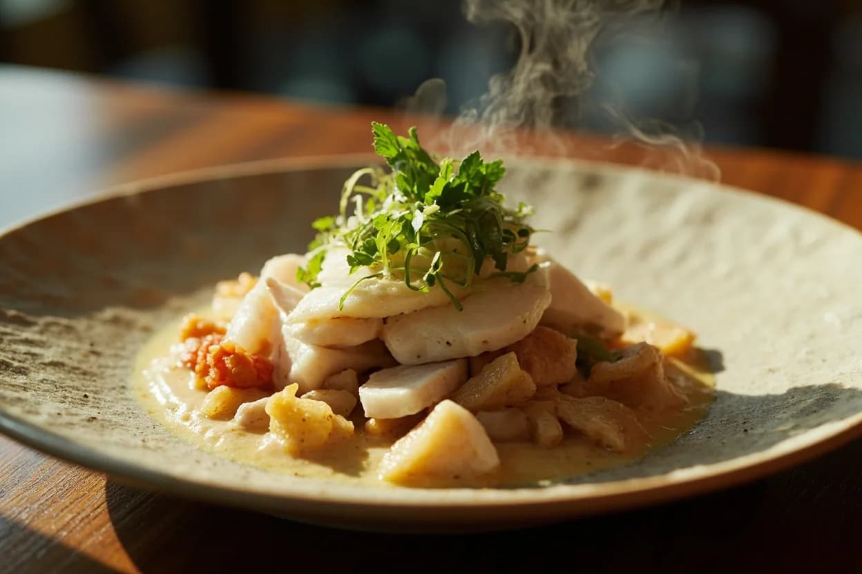 Raw Fish in Coconut Cream
