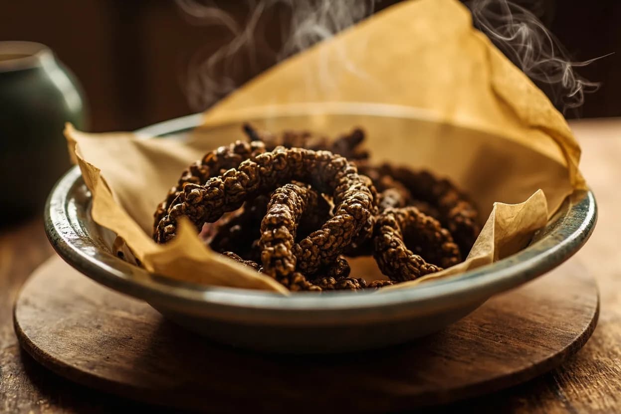 Roasted Caterpillars