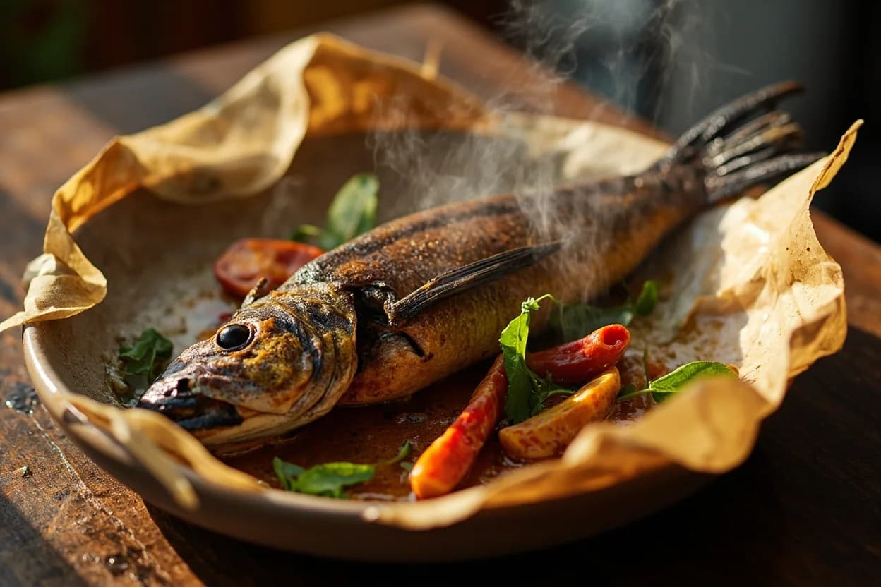 Sangha River Grilled Fish