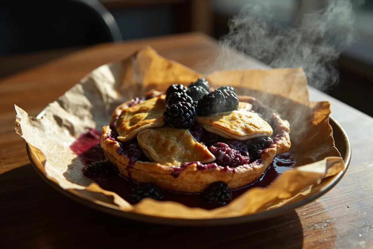 Saskatoon Berry Pie