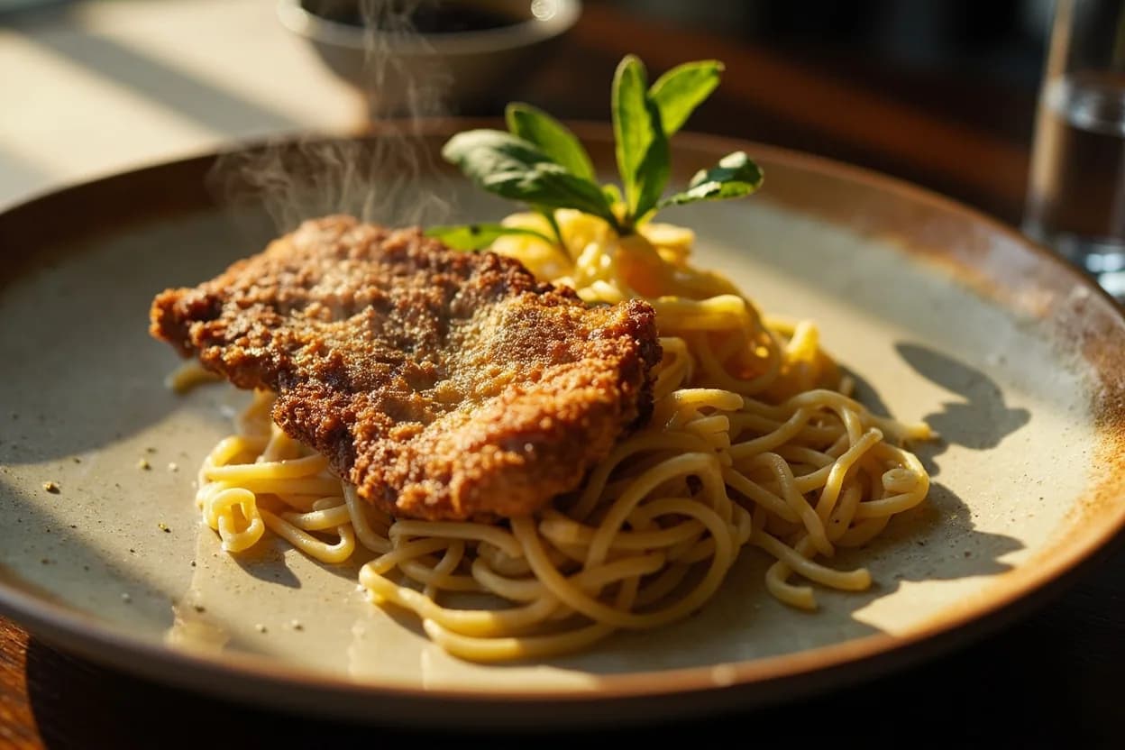Schnitzel with Spätzle