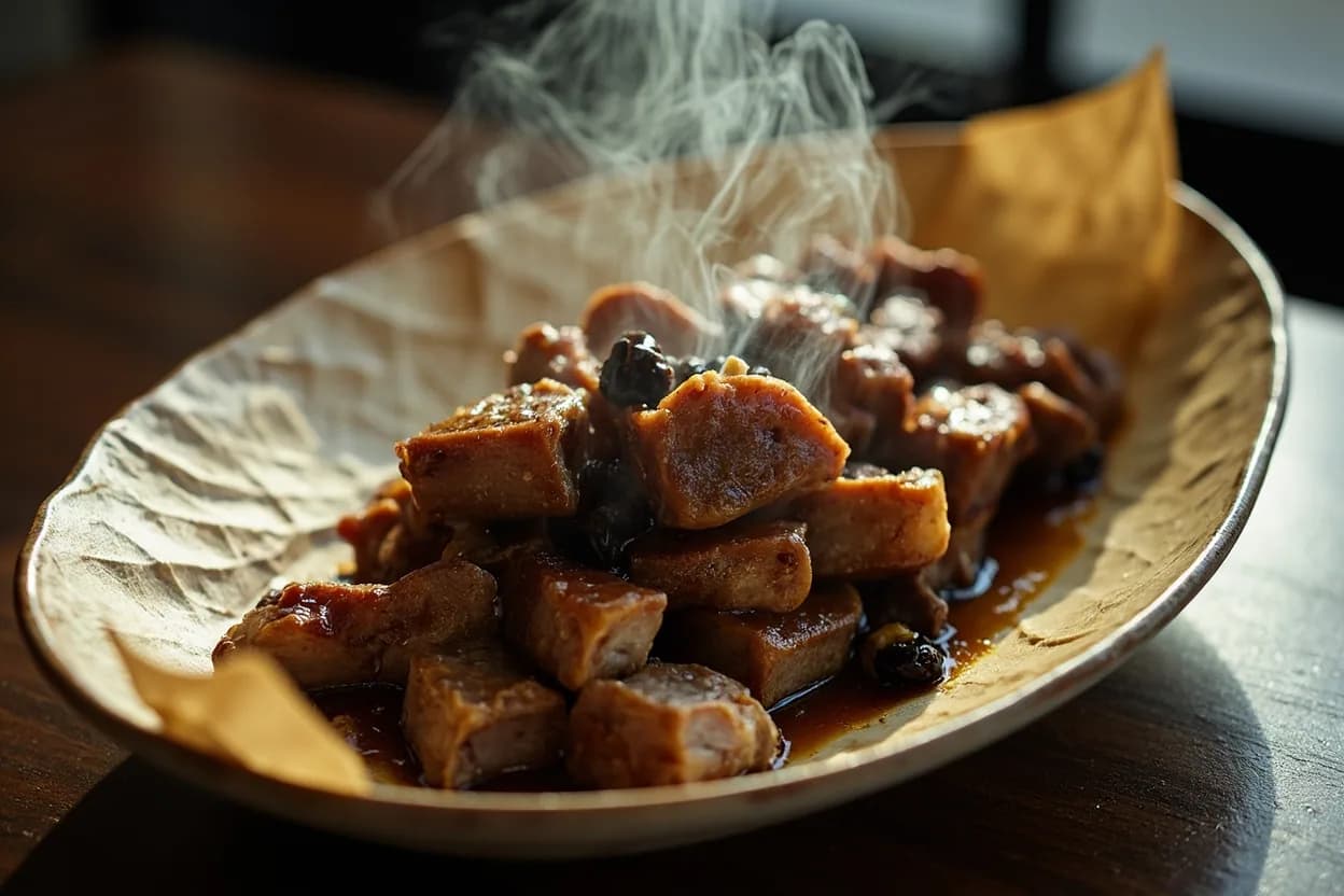 Steamed Spare Ribs with Black Bean