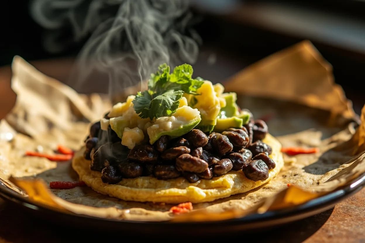Tostadas with Guacamol