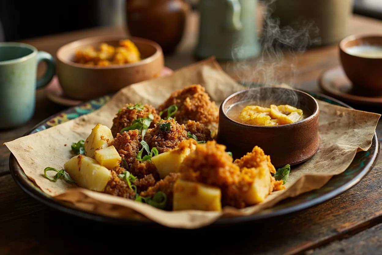 Zanzibar Mix / Urojo + Accompaniments