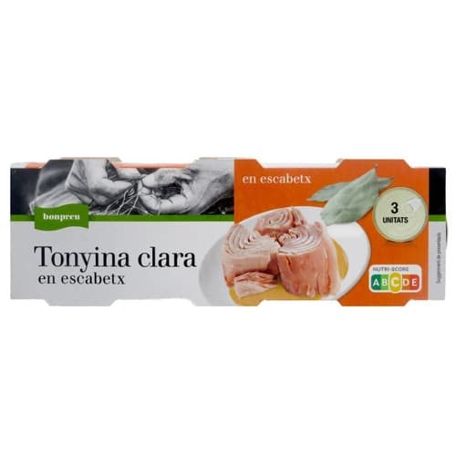Clear Tuna in Escabeche in a 3-unit Pack