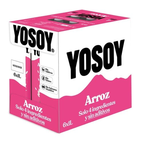 YOSOY Rice Drink 6x1L in Carton